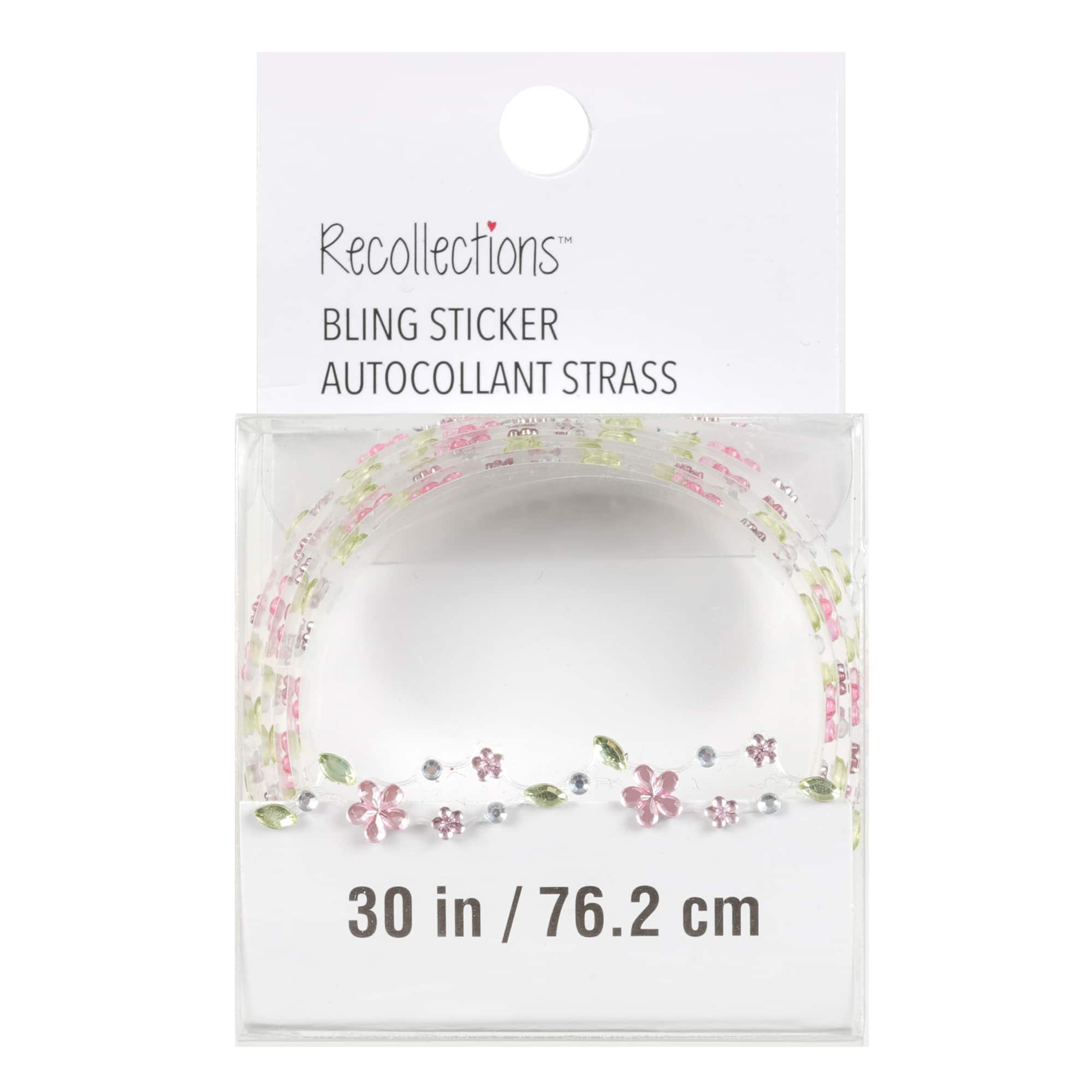 Pastel Flowers Bling on a Roll Embellishments by Recollections™